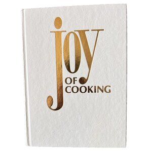 JOY OF COOKING Cookbook Rombauer-Becker White Hardback Recipe Book Kitchen